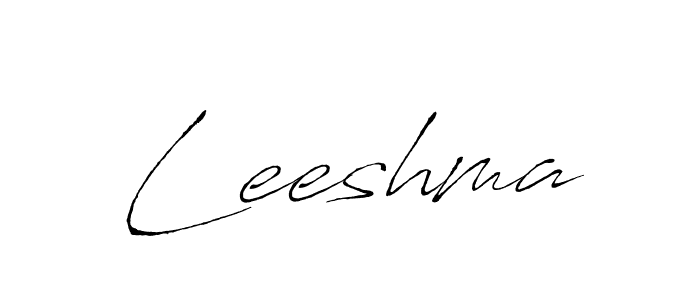 How to make Leeshma name signature. Use Antro_Vectra style for creating short signs online. This is the latest handwritten sign. Leeshma signature style 6 images and pictures png