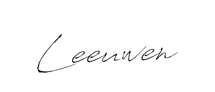 Best and Professional Signature Style for Leeuwen. Antro_Vectra Best Signature Style Collection. Leeuwen signature style 6 images and pictures png