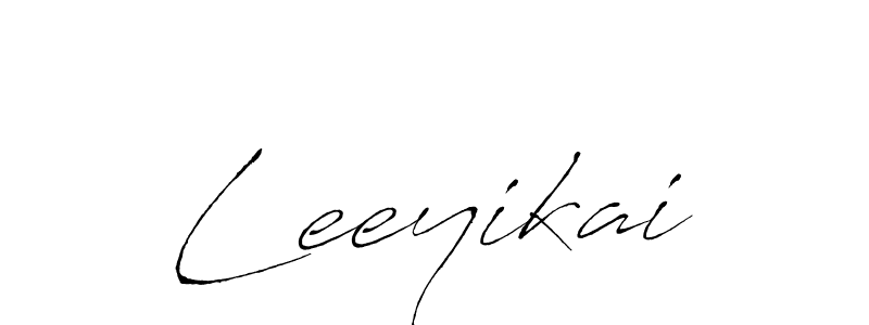 Design your own signature with our free online signature maker. With this signature software, you can create a handwritten (Antro_Vectra) signature for name Leeyikai. Leeyikai signature style 6 images and pictures png