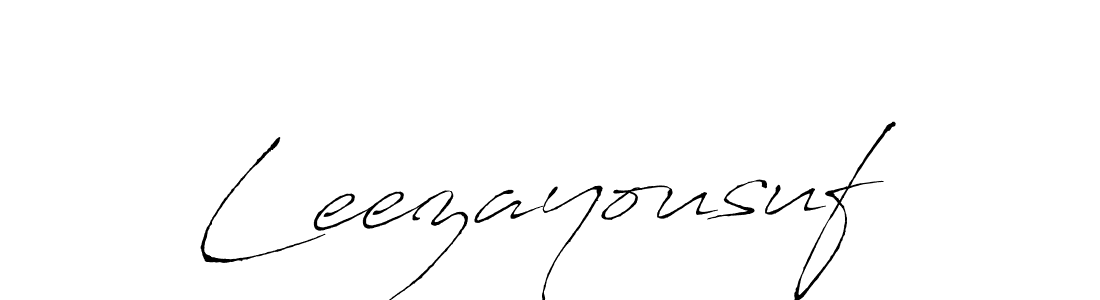 How to make Leezayousuf name signature. Use Antro_Vectra style for creating short signs online. This is the latest handwritten sign. Leezayousuf signature style 6 images and pictures png