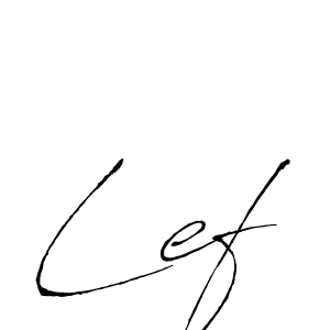 The best way (Antro_Vectra) to make a short signature is to pick only two or three words in your name. The name Lef include a total of six letters. For converting this name. Lef signature style 6 images and pictures png