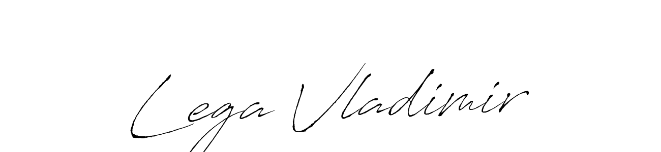 Create a beautiful signature design for name Lega Vladimir. With this signature (Antro_Vectra) fonts, you can make a handwritten signature for free. Lega Vladimir signature style 6 images and pictures png