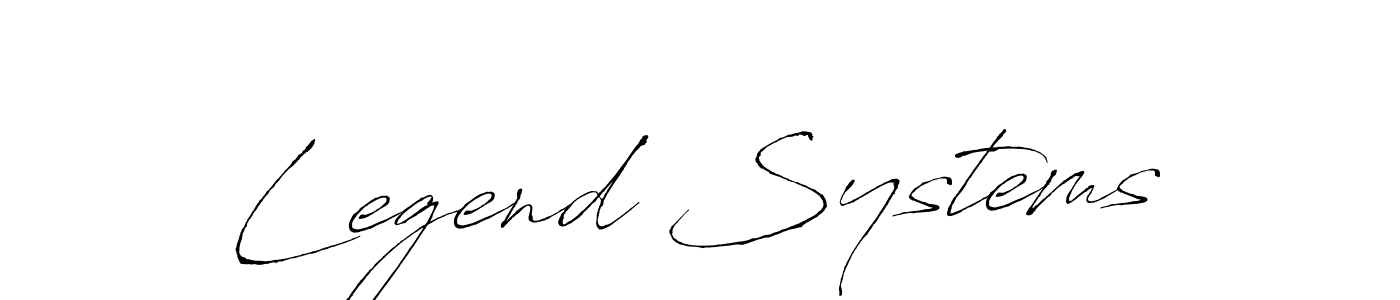 It looks lik you need a new signature style for name Legend Systems. Design unique handwritten (Antro_Vectra) signature with our free signature maker in just a few clicks. Legend Systems signature style 6 images and pictures png