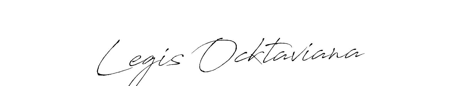 Create a beautiful signature design for name Legis Ocktaviana. With this signature (Antro_Vectra) fonts, you can make a handwritten signature for free. Legis Ocktaviana signature style 6 images and pictures png
