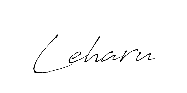 Leharu stylish signature style. Best Handwritten Sign (Antro_Vectra) for my name. Handwritten Signature Collection Ideas for my name Leharu. Leharu signature style 6 images and pictures png