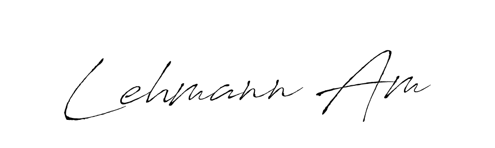 Lehmann Am stylish signature style. Best Handwritten Sign (Antro_Vectra) for my name. Handwritten Signature Collection Ideas for my name Lehmann Am. Lehmann Am signature style 6 images and pictures png