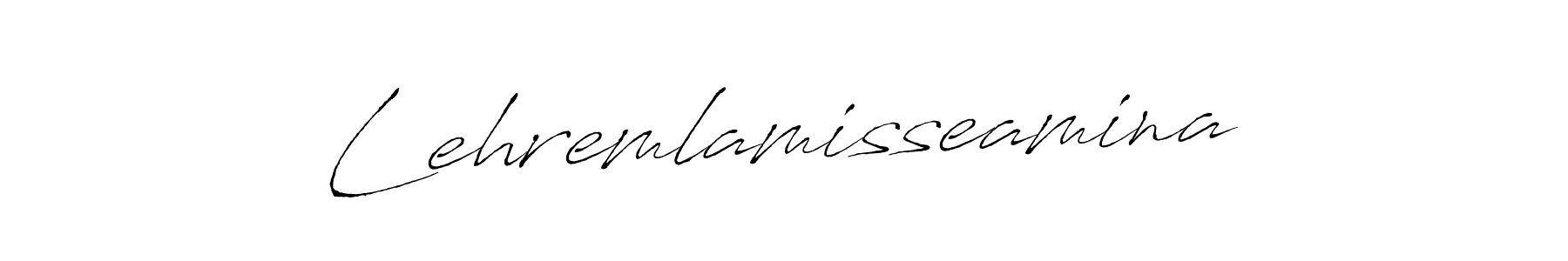 How to make Lehremlamisseamina signature? Antro_Vectra is a professional autograph style. Create handwritten signature for Lehremlamisseamina name. Lehremlamisseamina signature style 6 images and pictures png