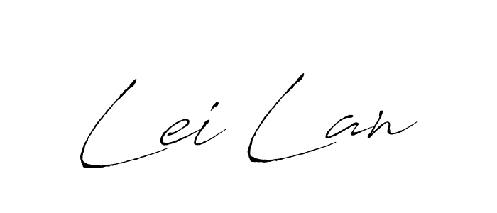 Lei Lan stylish signature style. Best Handwritten Sign (Antro_Vectra) for my name. Handwritten Signature Collection Ideas for my name Lei Lan. Lei Lan signature style 6 images and pictures png