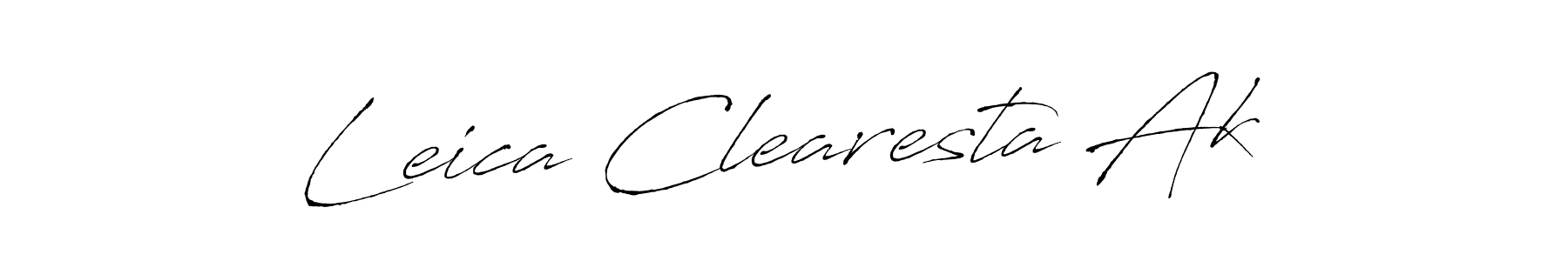 Make a beautiful signature design for name Leica Clearesta Ak. With this signature (Antro_Vectra) style, you can create a handwritten signature for free. Leica Clearesta Ak signature style 6 images and pictures png