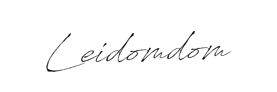 Create a beautiful signature design for name Leidomdom. With this signature (Antro_Vectra) fonts, you can make a handwritten signature for free. Leidomdom signature style 6 images and pictures png