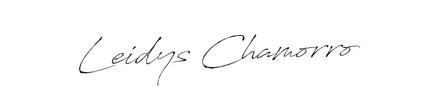 Make a beautiful signature design for name Leidys Chamorro. With this signature (Antro_Vectra) style, you can create a handwritten signature for free. Leidys Chamorro signature style 6 images and pictures png