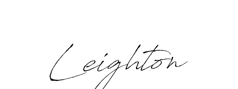 Design your own signature with our free online signature maker. With this signature software, you can create a handwritten (Antro_Vectra) signature for name Leighton. Leighton signature style 6 images and pictures png