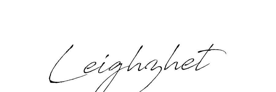 Leighzhet stylish signature style. Best Handwritten Sign (Antro_Vectra) for my name. Handwritten Signature Collection Ideas for my name Leighzhet. Leighzhet signature style 6 images and pictures png