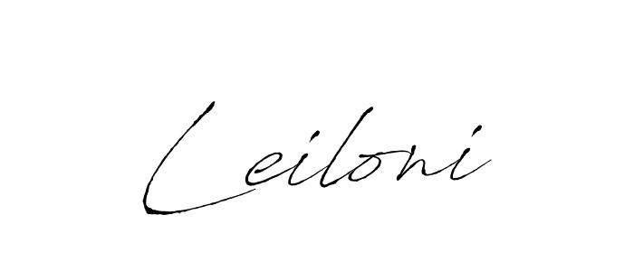 How to make Leiloni signature? Antro_Vectra is a professional autograph style. Create handwritten signature for Leiloni name. Leiloni signature style 6 images and pictures png