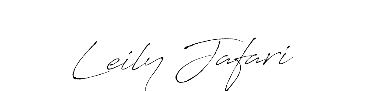 Leily Jafari stylish signature style. Best Handwritten Sign (Antro_Vectra) for my name. Handwritten Signature Collection Ideas for my name Leily Jafari. Leily Jafari signature style 6 images and pictures png