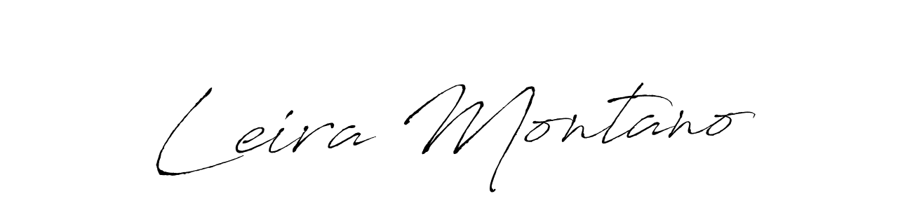 Also we have Leira Montano name is the best signature style. Create professional handwritten signature collection using Antro_Vectra autograph style. Leira Montano signature style 6 images and pictures png