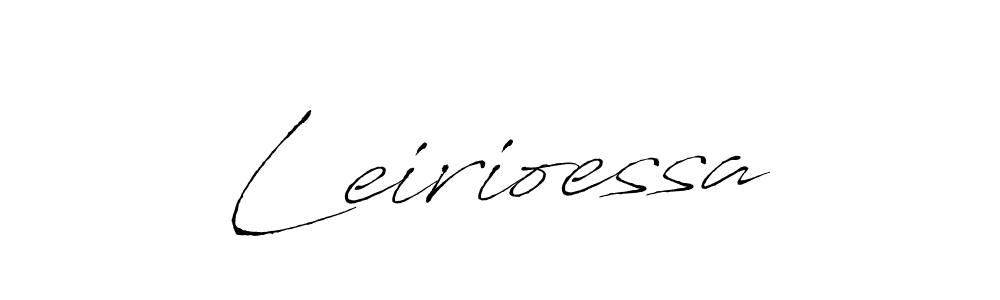 Leirioessa stylish signature style. Best Handwritten Sign (Antro_Vectra) for my name. Handwritten Signature Collection Ideas for my name Leirioessa. Leirioessa signature style 6 images and pictures png