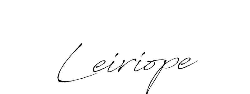 Antro_Vectra is a professional signature style that is perfect for those who want to add a touch of class to their signature. It is also a great choice for those who want to make their signature more unique. Get Leiriope name to fancy signature for free. Leiriope signature style 6 images and pictures png