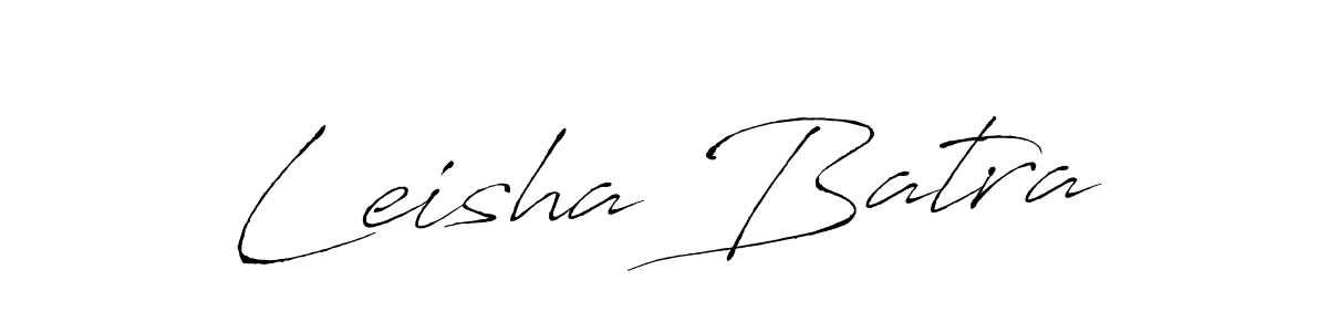 Design your own signature with our free online signature maker. With this signature software, you can create a handwritten (Antro_Vectra) signature for name Leisha Batra. Leisha Batra signature style 6 images and pictures png