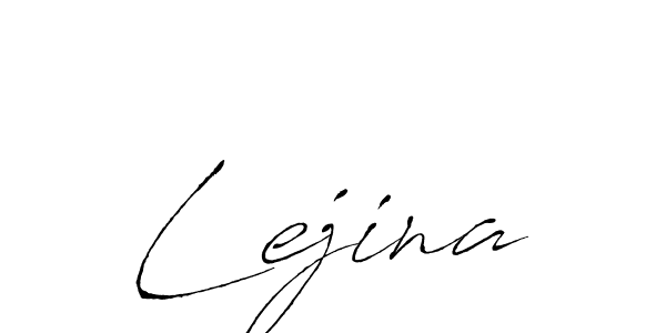 You should practise on your own different ways (Antro_Vectra) to write your name (Lejina) in signature. don't let someone else do it for you. Lejina signature style 6 images and pictures png