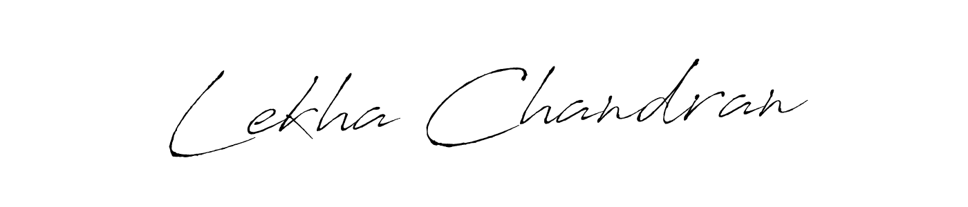 Use a signature maker to create a handwritten signature online. With this signature software, you can design (Antro_Vectra) your own signature for name Lekha Chandran. Lekha Chandran signature style 6 images and pictures png