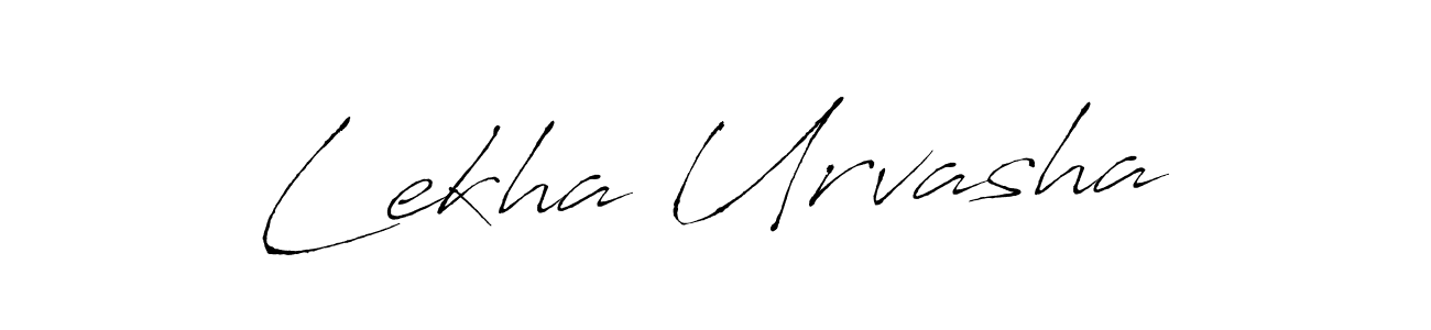 Also we have Lekha Urvasha name is the best signature style. Create professional handwritten signature collection using Antro_Vectra autograph style. Lekha Urvasha signature style 6 images and pictures png