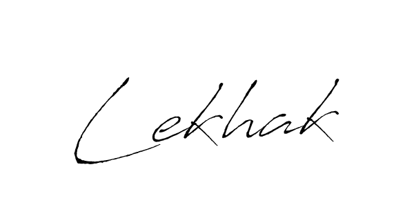 Also we have Lekhak name is the best signature style. Create professional handwritten signature collection using Antro_Vectra autograph style. Lekhak signature style 6 images and pictures png