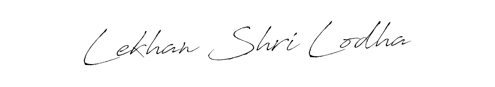 You should practise on your own different ways (Antro_Vectra) to write your name (Lekhan Shri Lodha) in signature. don't let someone else do it for you. Lekhan Shri Lodha signature style 6 images and pictures png