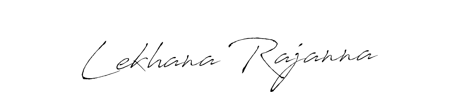 Create a beautiful signature design for name Lekhana Rajanna. With this signature (Antro_Vectra) fonts, you can make a handwritten signature for free. Lekhana Rajanna signature style 6 images and pictures png