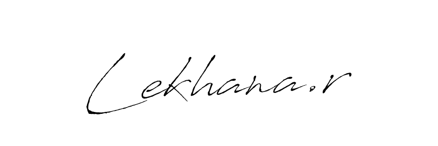 You should practise on your own different ways (Antro_Vectra) to write your name (Lekhana.r) in signature. don't let someone else do it for you. Lekhana.r signature style 6 images and pictures png