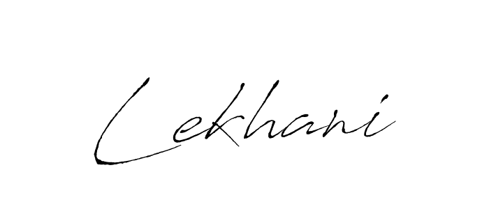 Also we have Lekhani name is the best signature style. Create professional handwritten signature collection using Antro_Vectra autograph style. Lekhani signature style 6 images and pictures png