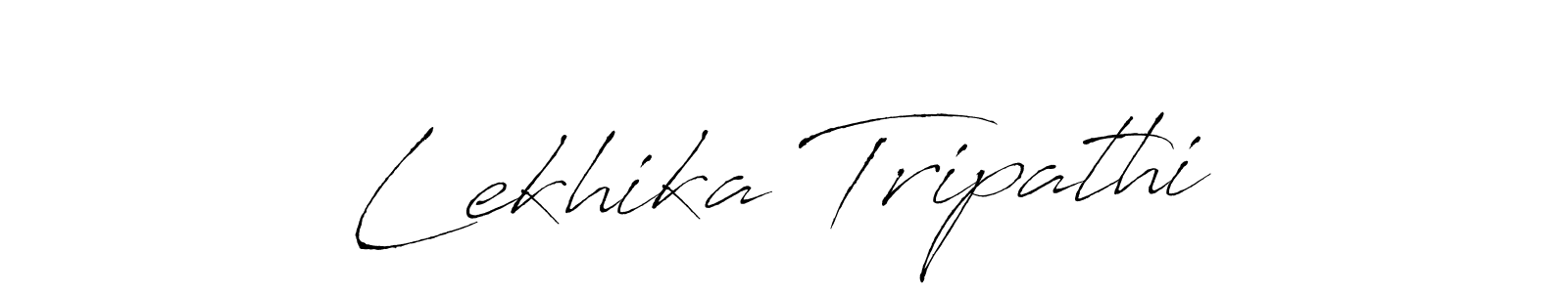 How to make Lekhika Tripathi signature? Antro_Vectra is a professional autograph style. Create handwritten signature for Lekhika Tripathi name. Lekhika Tripathi signature style 6 images and pictures png