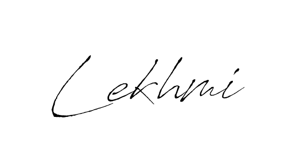 You should practise on your own different ways (Antro_Vectra) to write your name (Lekhmi) in signature. don't let someone else do it for you. Lekhmi signature style 6 images and pictures png