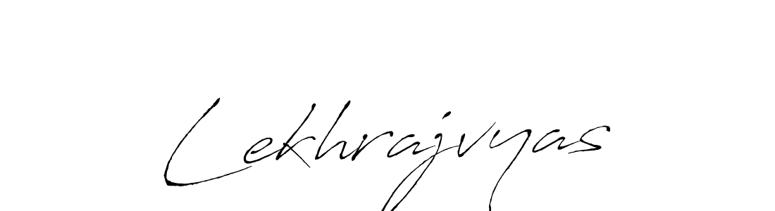 Design your own signature with our free online signature maker. With this signature software, you can create a handwritten (Antro_Vectra) signature for name Lekhrajvyas. Lekhrajvyas signature style 6 images and pictures png