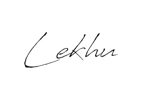 How to make Lekhu signature? Antro_Vectra is a professional autograph style. Create handwritten signature for Lekhu name. Lekhu signature style 6 images and pictures png