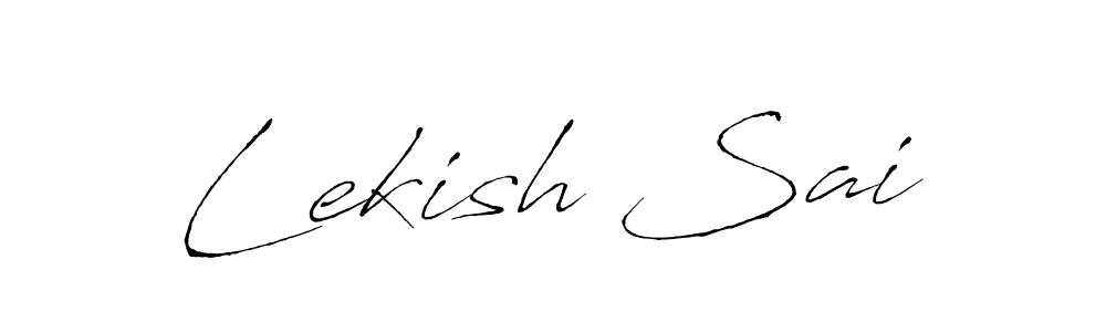 Design your own signature with our free online signature maker. With this signature software, you can create a handwritten (Antro_Vectra) signature for name Lekish Sai. Lekish Sai signature style 6 images and pictures png