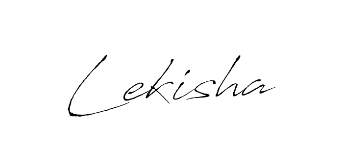 How to make Lekisha name signature. Use Antro_Vectra style for creating short signs online. This is the latest handwritten sign. Lekisha signature style 6 images and pictures png