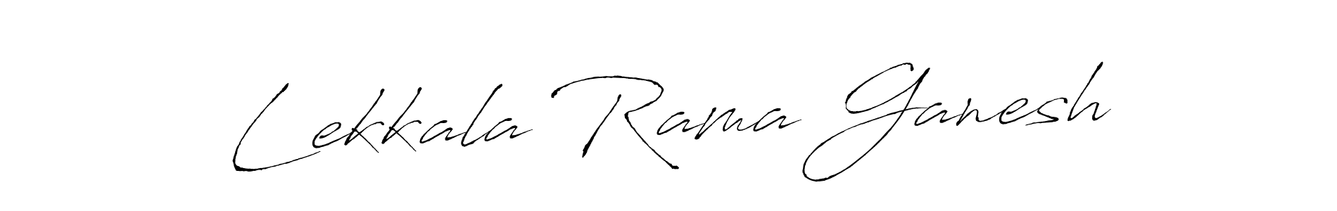 Antro_Vectra is a professional signature style that is perfect for those who want to add a touch of class to their signature. It is also a great choice for those who want to make their signature more unique. Get Lekkala Rama Ganesh name to fancy signature for free. Lekkala Rama Ganesh signature style 6 images and pictures png