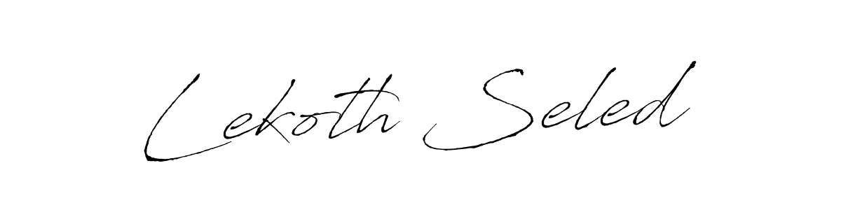 The best way (Antro_Vectra) to make a short signature is to pick only two or three words in your name. The name Lekoth Seled include a total of six letters. For converting this name. Lekoth Seled signature style 6 images and pictures png