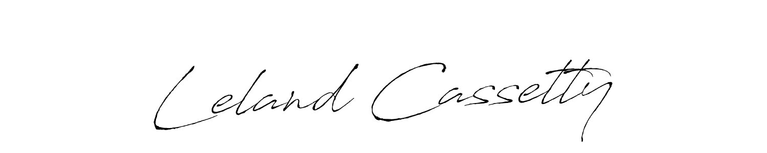 Use a signature maker to create a handwritten signature online. With this signature software, you can design (Antro_Vectra) your own signature for name Leland Cassetty. Leland Cassetty signature style 6 images and pictures png