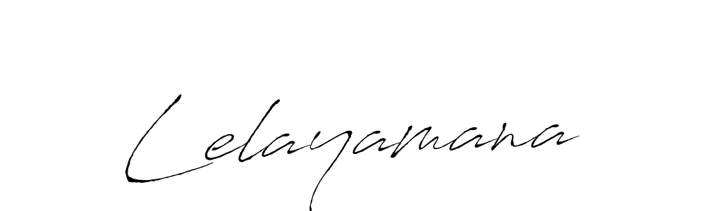 Make a beautiful signature design for name Lelayamana. With this signature (Antro_Vectra) style, you can create a handwritten signature for free. Lelayamana signature style 6 images and pictures png