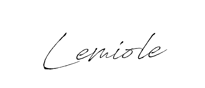 Design your own signature with our free online signature maker. With this signature software, you can create a handwritten (Antro_Vectra) signature for name Lemiole. Lemiole signature style 6 images and pictures png