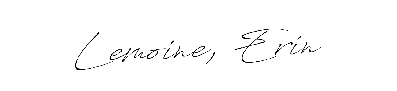 Similarly Antro_Vectra is the best handwritten signature design. Signature creator online .You can use it as an online autograph creator for name Lemoine, Erin. Lemoine, Erin signature style 6 images and pictures png