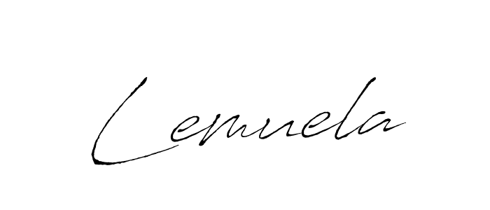 Also You can easily find your signature by using the search form. We will create Lemuela name handwritten signature images for you free of cost using Antro_Vectra sign style. Lemuela signature style 6 images and pictures png