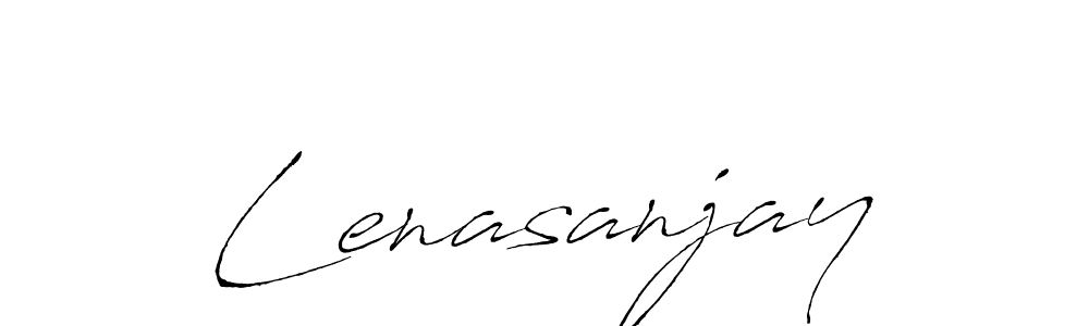 How to Draw Lenasanjay signature style? Antro_Vectra is a latest design signature styles for name Lenasanjay. Lenasanjay signature style 6 images and pictures png