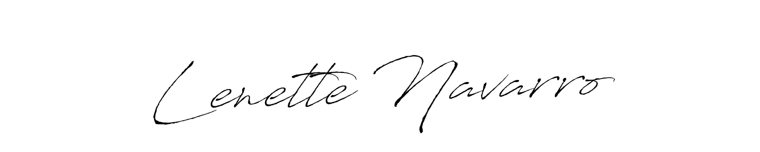 Make a beautiful signature design for name Lenette Navarro. Use this online signature maker to create a handwritten signature for free. Lenette Navarro signature style 6 images and pictures png