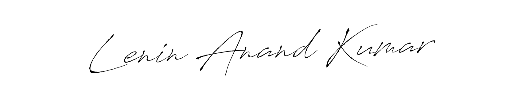 This is the best signature style for the Lenin Anand Kumar name. Also you like these signature font (Antro_Vectra). Mix name signature. Lenin Anand Kumar signature style 6 images and pictures png