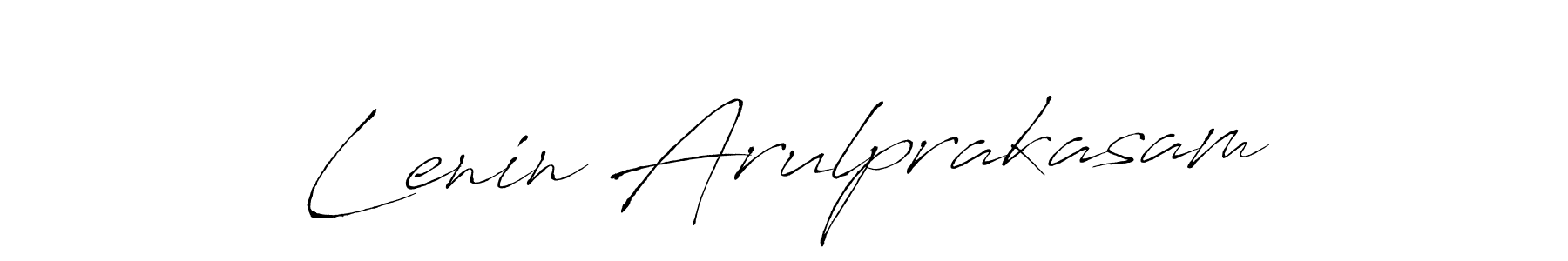 Design your own signature with our free online signature maker. With this signature software, you can create a handwritten (Antro_Vectra) signature for name Lenin Arulprakasam. Lenin Arulprakasam signature style 6 images and pictures png