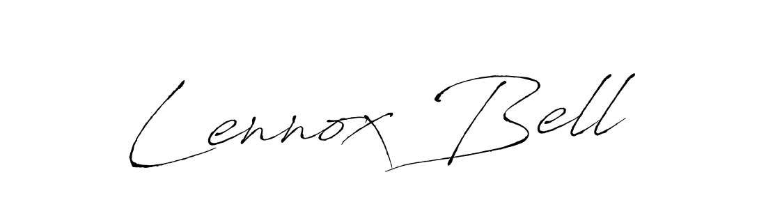 Lennox Bell stylish signature style. Best Handwritten Sign (Antro_Vectra) for my name. Handwritten Signature Collection Ideas for my name Lennox Bell. Lennox Bell signature style 6 images and pictures png