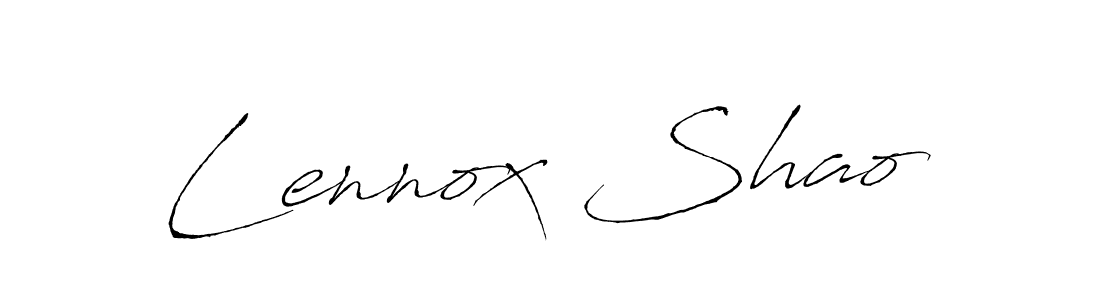 The best way (Antro_Vectra) to make a short signature is to pick only two or three words in your name. The name Lennox Shao include a total of six letters. For converting this name. Lennox Shao signature style 6 images and pictures png